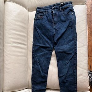Diesel Dark Blue high rise Skinny Jeans